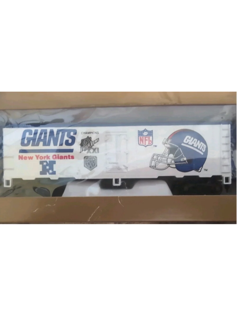 NOS MANTUA HO SCALE 1991 NEW YORK GIANTS NFL SUPER BOWL BOX CAR 🏈🏈🏈🏈